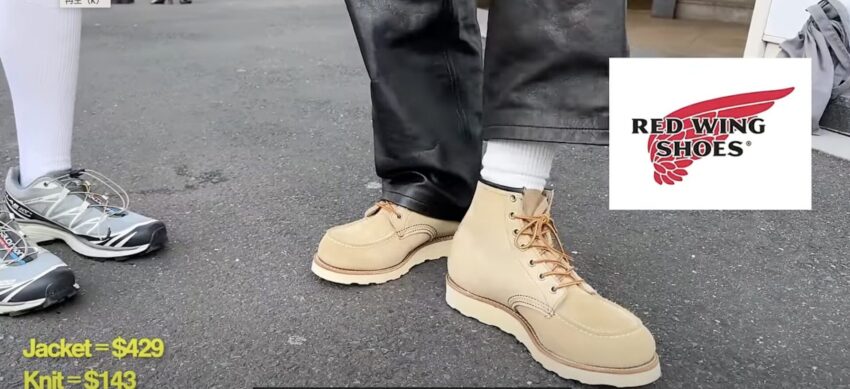 2024年最新の表参道のストリートスナップRed WingのIrish Setter