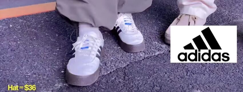 2024年最新の表参道のストリートスナップadidas サンバスニーカー