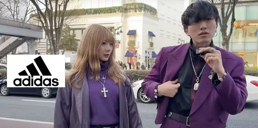 2024年最新の表参道のストリートスナップadidasのインナー