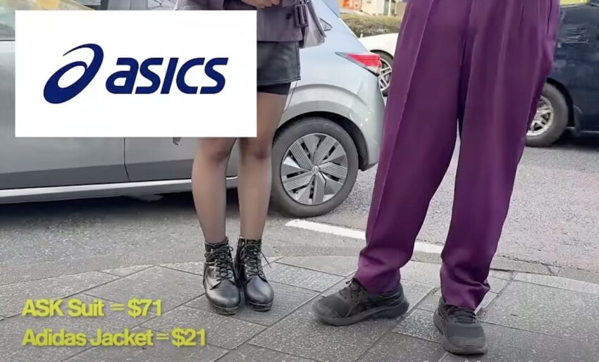 2024年最新の表参道のストリートスナップASICSのシューズ